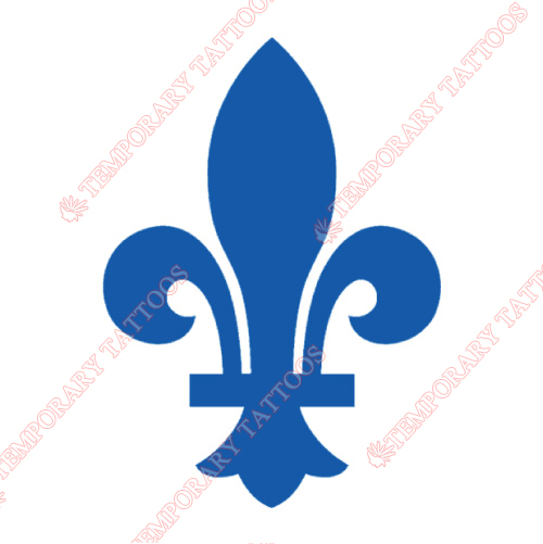 Quebec Nordiques Customize Temporary Tattoos Stickers NO.7152